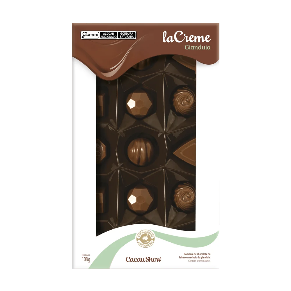 Caixa de Bombons laCreme Mini Show Gianduia 108g