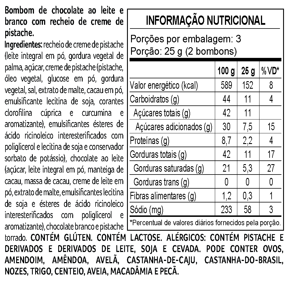 Bombons Petit Deli Pistache 78g — imagem 3 de 3